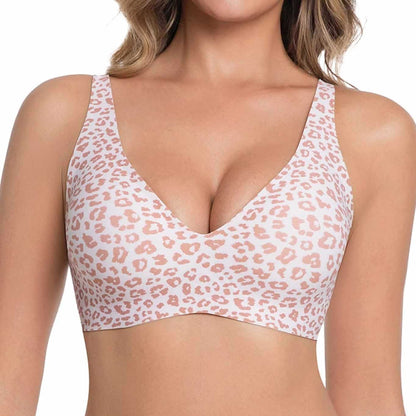 Wireless Jelly Bra for Full Bust, Soft Support with No Underwire